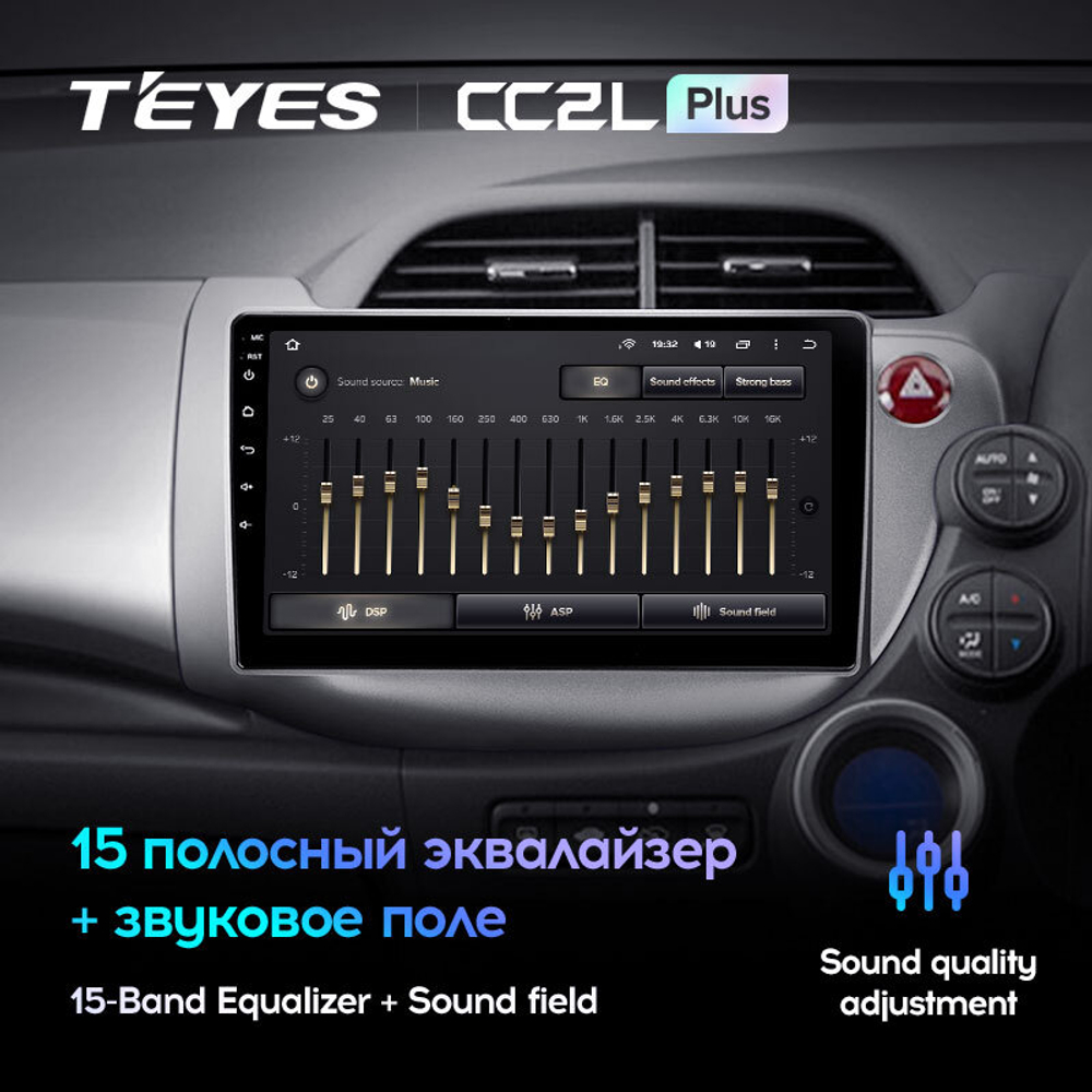 Teyes CC2L Plus 10.2" для Honda Fit 2007-2014