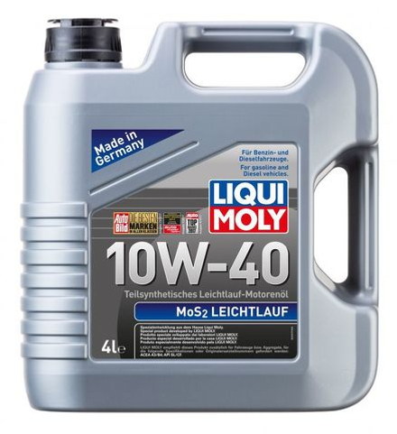 Моторное масло LIQUI MOLY MoS2 Leichtlauf 10w40 4л