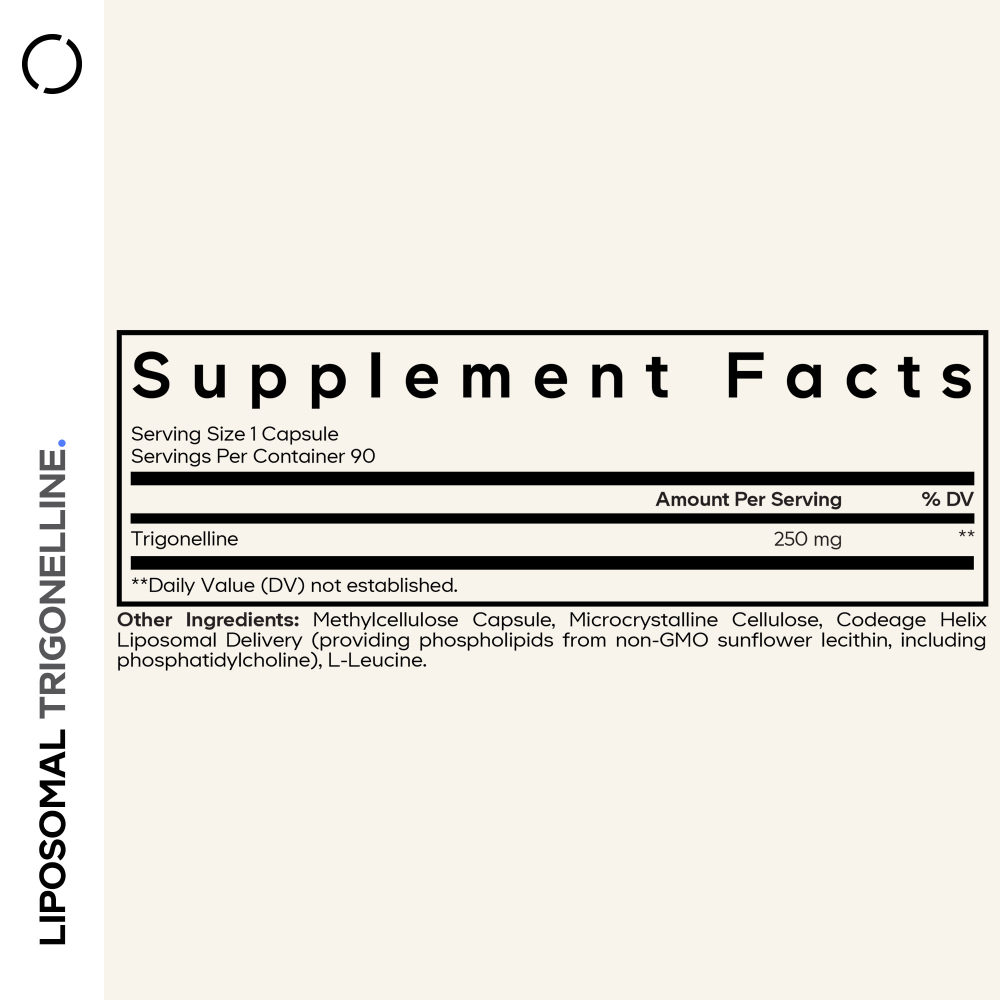 Codeage, Liposomal Trigonelline, 90 растительных капсул