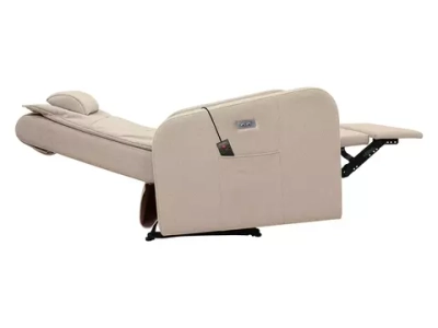 Массажное кресло реклайнер с электроприводом FUJIMO E-COMFORT CHAIR F3005 FEF Грейси, Терра, Ваниль