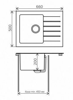 Мойка TOLERO TWIST TTS-660 бежевый №101