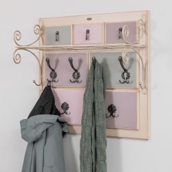 Вешалка настенная Пандора 2 Айвори Акварель