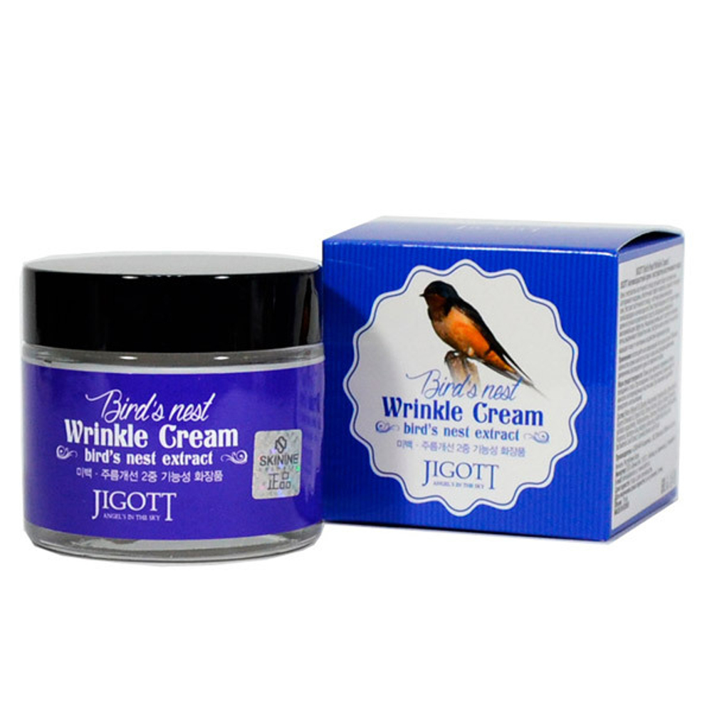 JIGOTT Bird's Nest Wrinkle Cream Антивозрастной крем с экстрактом ласточкиного гнезда