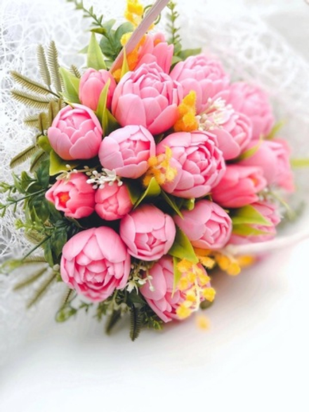 “Корзинка тюльпанов»