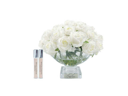 Букет ароматический Cote Noire Centerpiece White Rose Buds & Silver