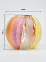 Ваза стеклянная декоративная Яркий штрих 5578/180/sh039