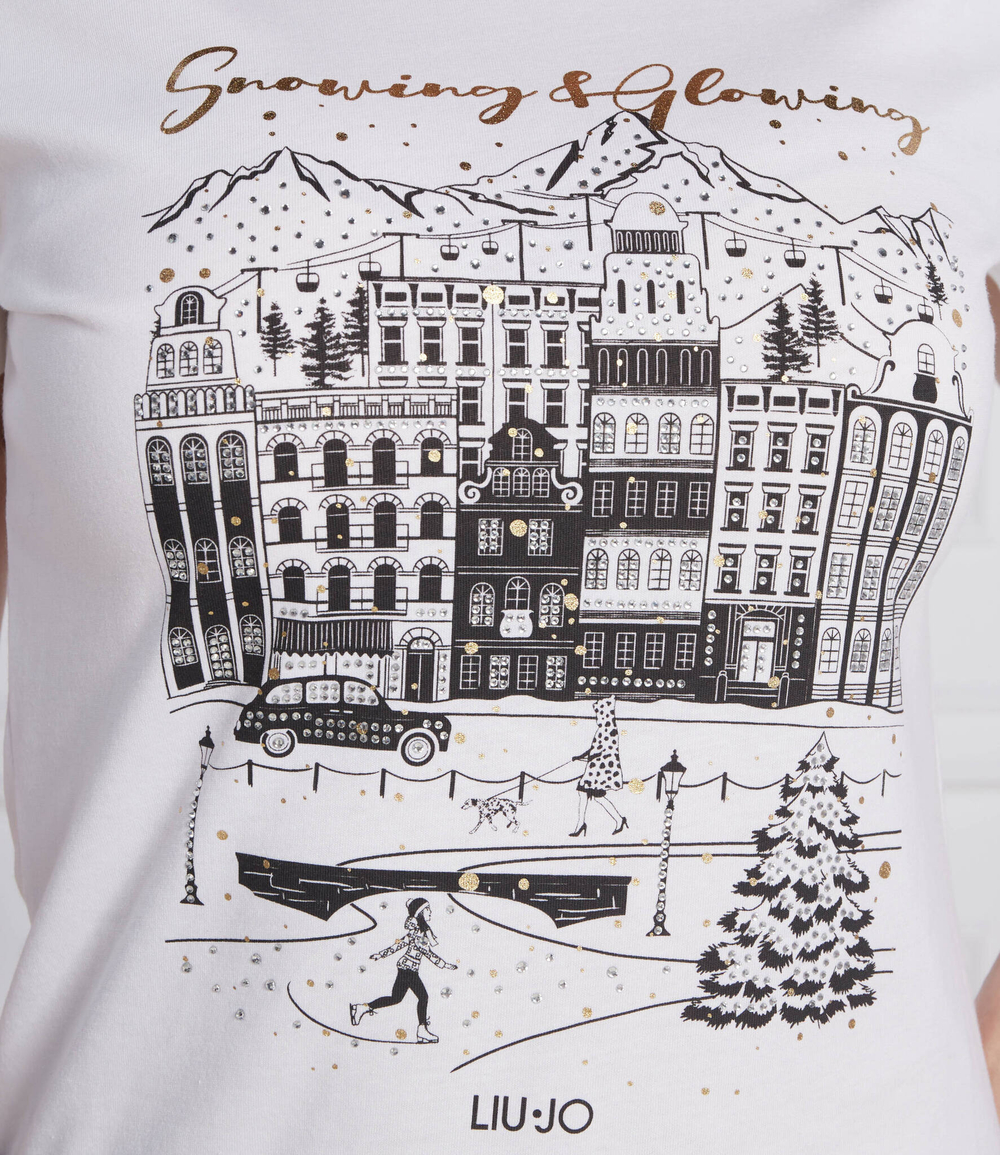 футболка Liu Jo - белый(WF2298 JS923)