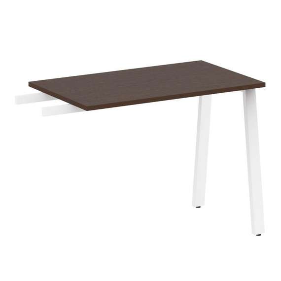 Metal System Приставной элемент на А-образном м/к БА.ПР-3 Венге Цаво/Металл Белый 1000*600*750