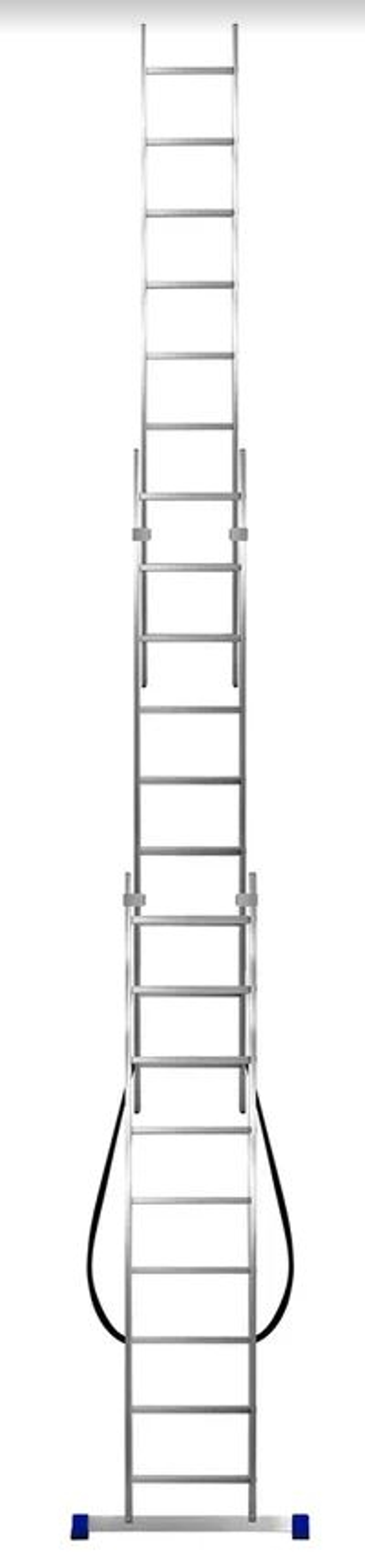 Лестница алюмин.  3секц*  9ступеней (2,56м-4,24м-5,88м) / МОНТАЖНИК