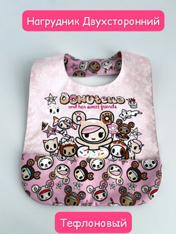 нагрудник непромокаемый двухсторонний для кормления