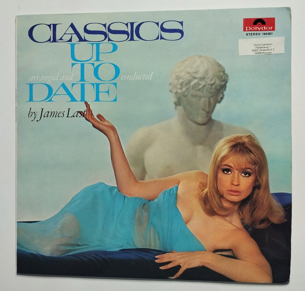 Винтажная виниловая пластинка LP James Last Classics Up To Date (Germany 1966)