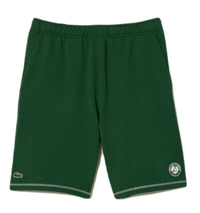 Мужские теннисные шорты Lacoste Sport Roland Garros Edition Flannel Shorts - green