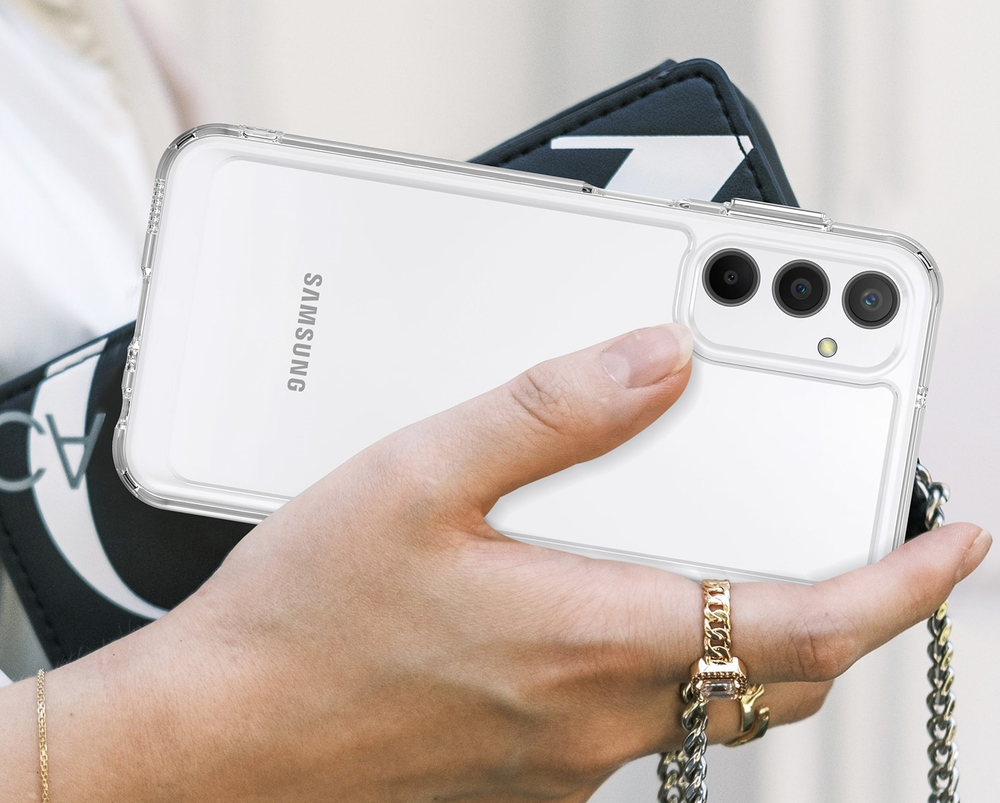 Мягкий прозрачный чехол для Samsung Galaxy A24 4G и Galaxy M34 5G, увеличенные защитные свойства, мягкий отклик кнопок