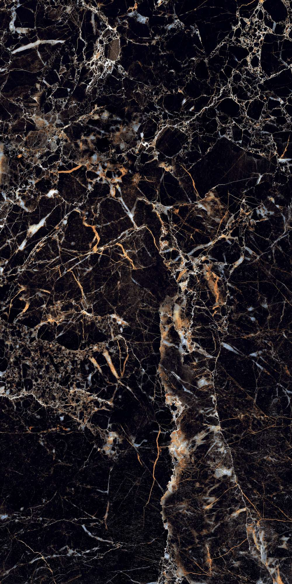 Керамогранит, Arcadia Ceramica, TORINO BLACK, 1200x600 мм, суперглянцевая