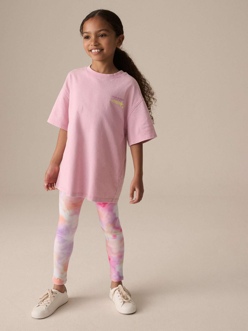 Легинсы для девочки Next E61-322, Розовый