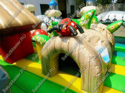 Коммерческий надувной батут "Терем" 6*6*4 м