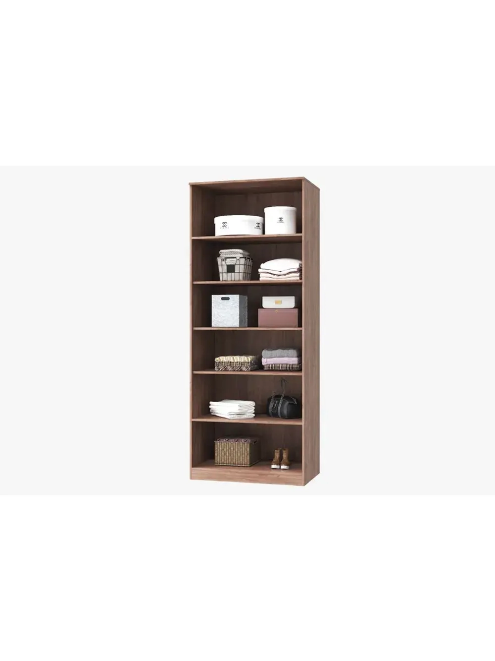 Шкаф для одежды распашной Коричневый 90х58х227 см