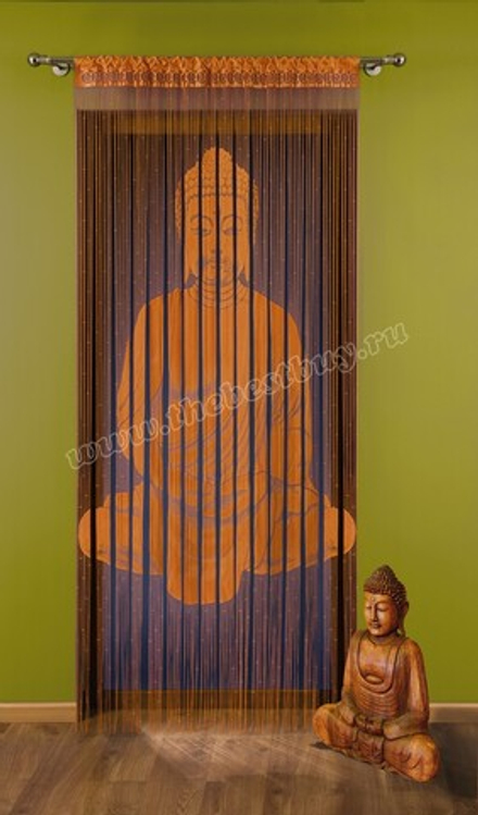 Шторы-лапша:   Гардина-лапша BUDA (арт.  393A) WISAN -  150x240  см. (н)