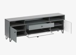 Тумба для ТВ "Оливия" (графит/мрамор глянец), МФ Миф. г. Пенза