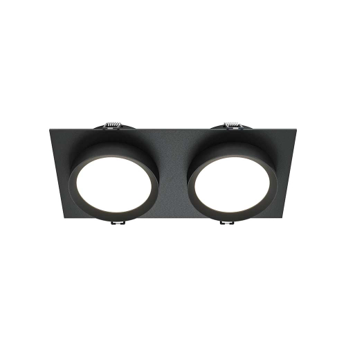 Встраиваемый светильник Maytoni Technical Hoop DL086-02-GX53-SQ-B