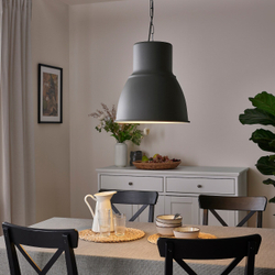 IKEA HEKTAR  (ИКЕА ХЕКТАР)  -  Подвесной светильник, темно-серый, 38 см
