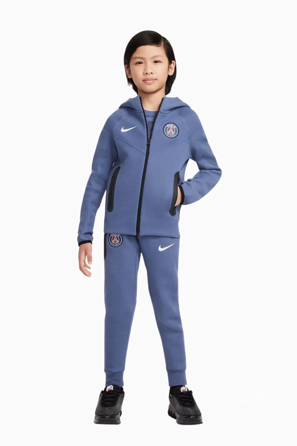 Кофта Nike PSG 25/26 Tech Fleece Junior - темно-синий