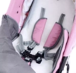 Коляска комбинированная "Ника детям 7-5К" НД7-5К (пыльно розовый с шишкой)