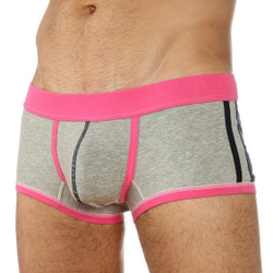 Мужские трусы хипсы серые 4+ Private Grey-Pink G 96