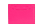 Balenciaga Hourglass Calfskin Card Holder Card Holder Women"s Neon Pink