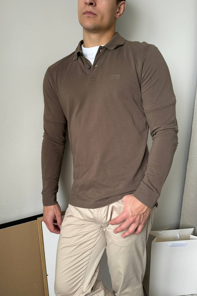 Хлопковое поло Hugo Boss, М