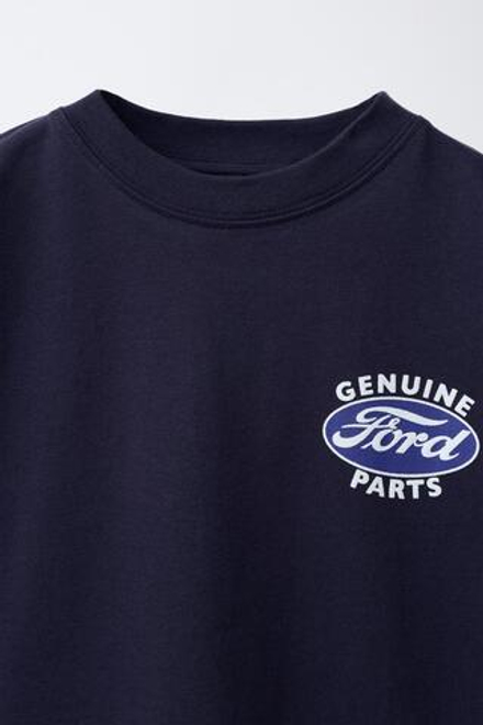 ZARA ФУТБОЛКА FORD®, МОРСКОЙ СИНИЙ