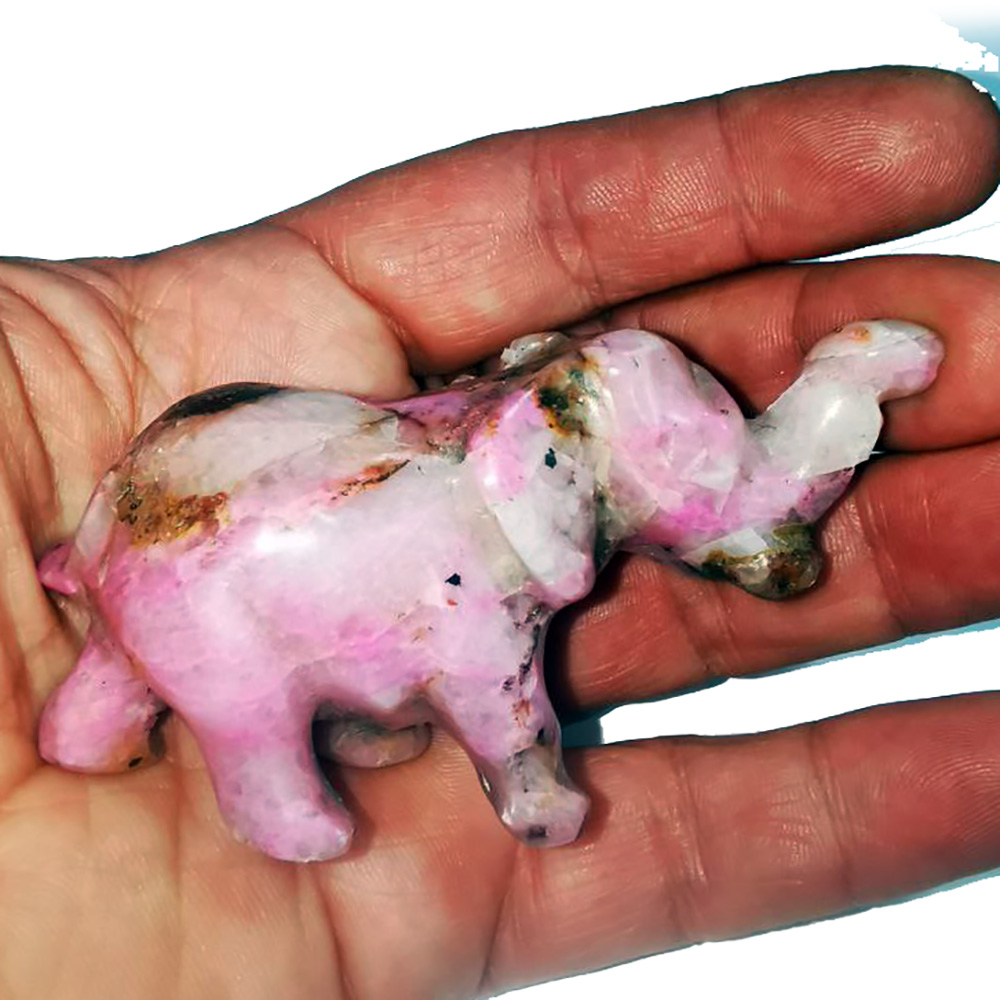 Слон оникс колорированный 108,5гр.