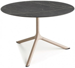 Столик ламинированный кофейный Scab Design Tripe Maxi, тортора, черный мрамор Сахара