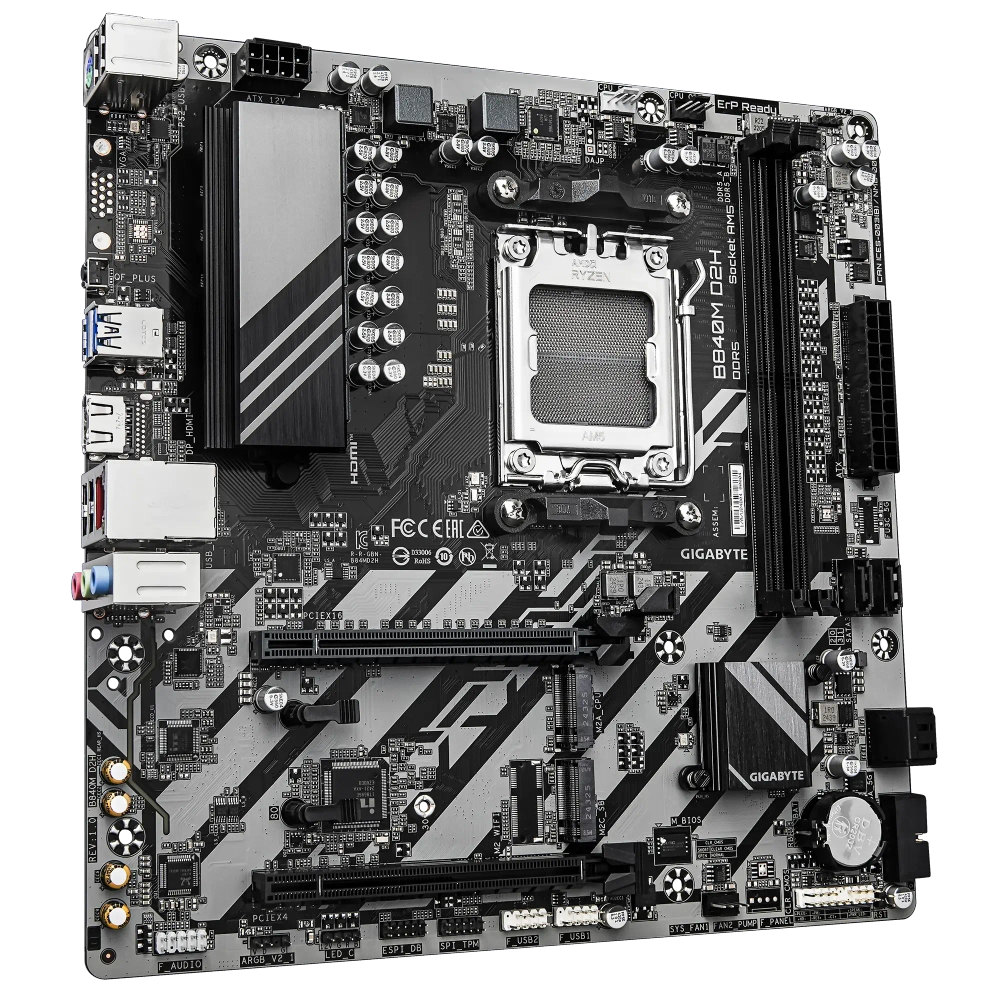 Материнская плата Gigabyte B840M D2H (B840M D2H)