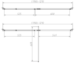 Душевая дверь Vincea Slim-N VDP-4SN120CL 120 профиль хром/стекло прозрачное