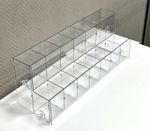 Подставка витрина для ручек и карандашей 14 ячеек 2мм ПЭТ