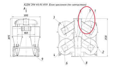 КДМ204 44.01.080 Патрубок