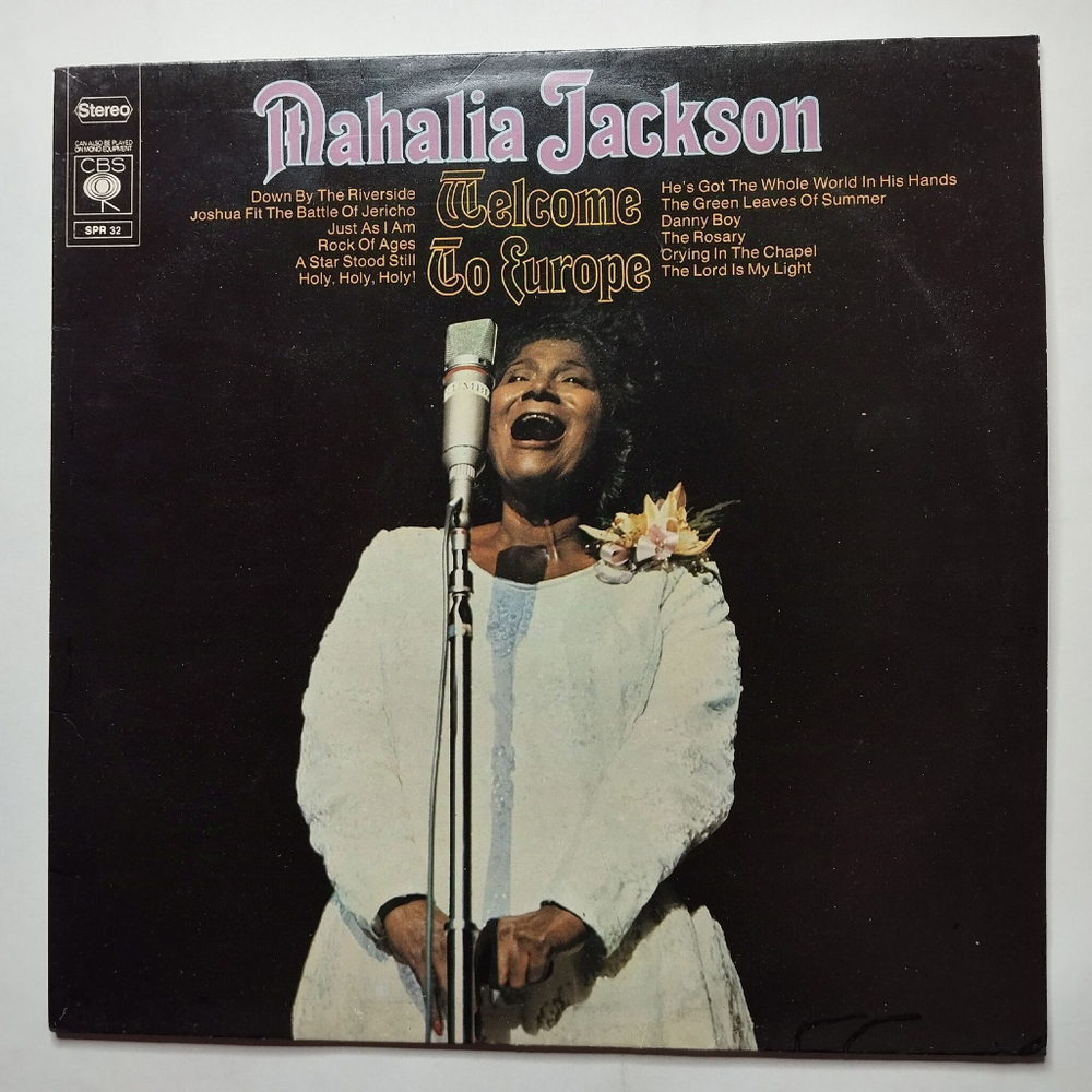 Винтажная виниловая пластинка LP Mahalia Jackson Welcome To Europe (Holland 1978)