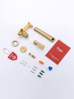 Смеситель для раковины встраиваемый Raglo R07.11.03, золотой сатин