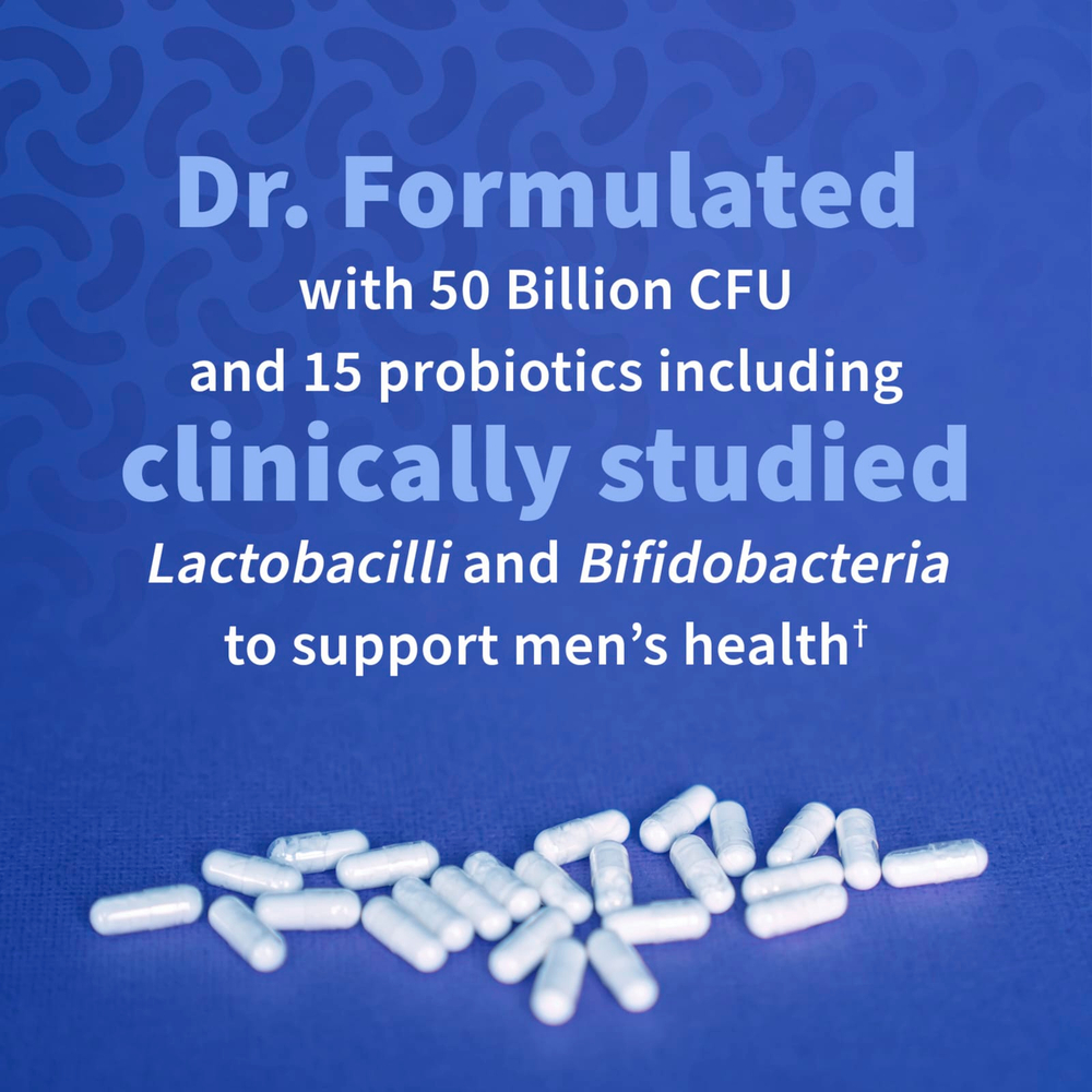 Garden of Life, Dr. Formulated Probiotics, пробиотики, одна таблетка в день для мужчин, 50 миллиардов бактерий,30 растительных капсул