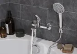 Смеситель Santek Кант для ванны с душем, с аксессуарами, хром.