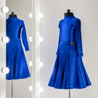 Standart 4-03-02-C | Рейтинговое платье годе для спортивных бальных танцев | Vasileva Dance