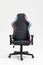 Компьютерное кресло WARP JR Neon Pulse (JR-GBP)	, черный, голубой