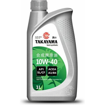 Моторное масло TAKAYAMA 10w40 SL/CF 1л полусинтетика