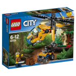 LEGO City: Грузовой вертолёт исследователей джунглей 60158 — Jungle Explorers Jungle Cargo Helicopter — Лего Сити Город