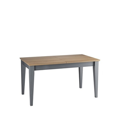 Стол обеденный Форест/Сканди 140-179х77 со вставкой (серый/антик)