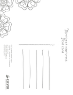 Открытки-антистресс, Волшебные цветы