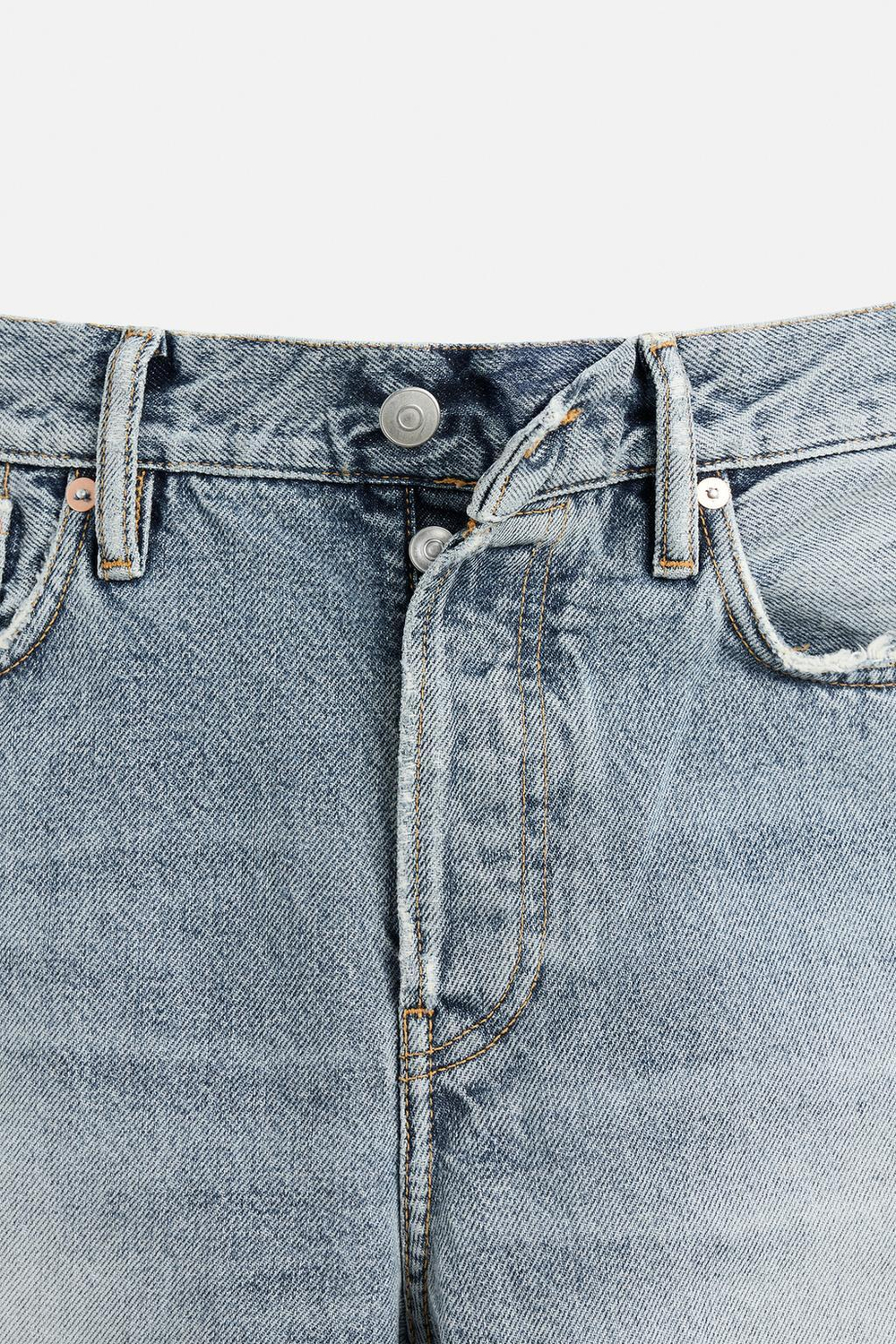 Джинсы straight fit длиной до щиколотки  - limited edition