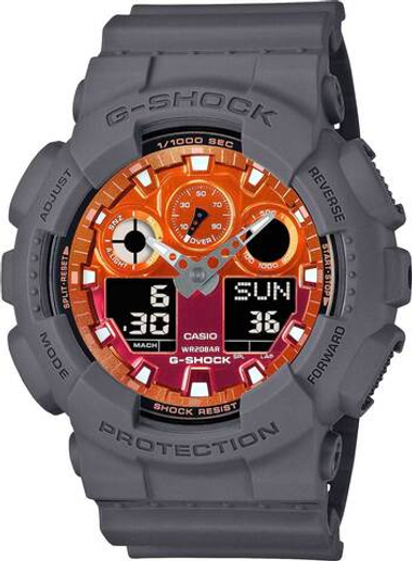 Мужские наручные часы Casio G-Shock GA-100FL-8A