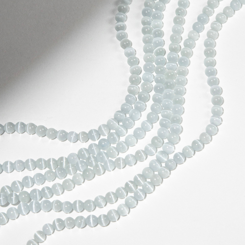 Селенит "Иней" (имитация), шар, 6мм